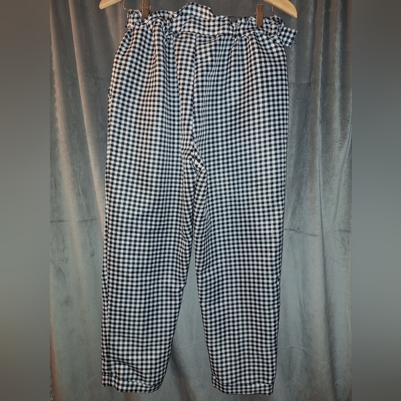 DEREK HEART size large womens Buffalo plaid casual pants - Picture 5 of 5
